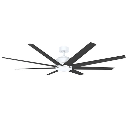 Ceiling Fan Titanic 72 DC 8 blade High Airflow WHT-BLK