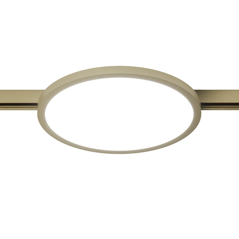 Track opal light GLORIO Brass 48V 15W 3K