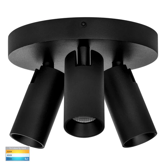 Spot light Revo Adjustable HV4002T-3-BLK-RND IP20