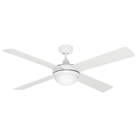 Ceiling fan CAPRICE B22 AC WH D52 with Light
