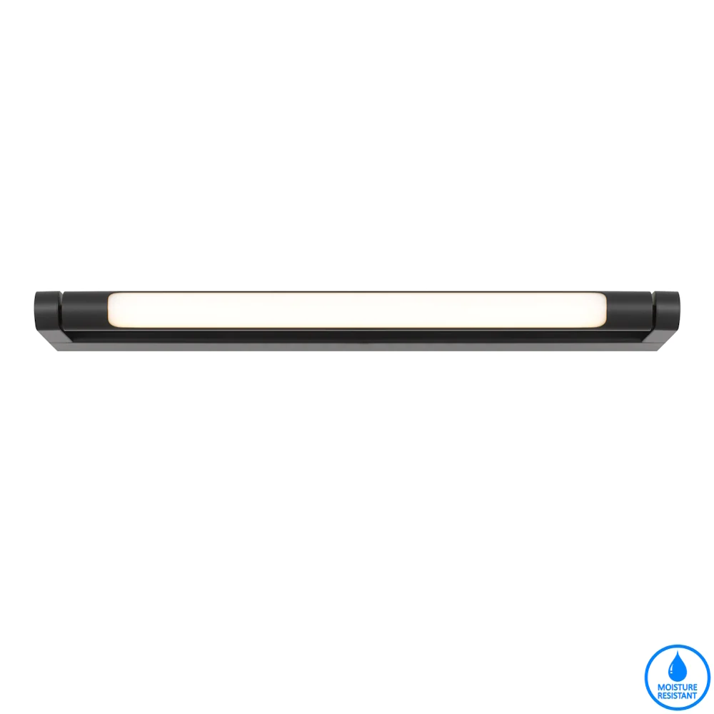 Wall light ARVIN 40 8w LED 3CCT IP44 NON-DIM L400 BLACK