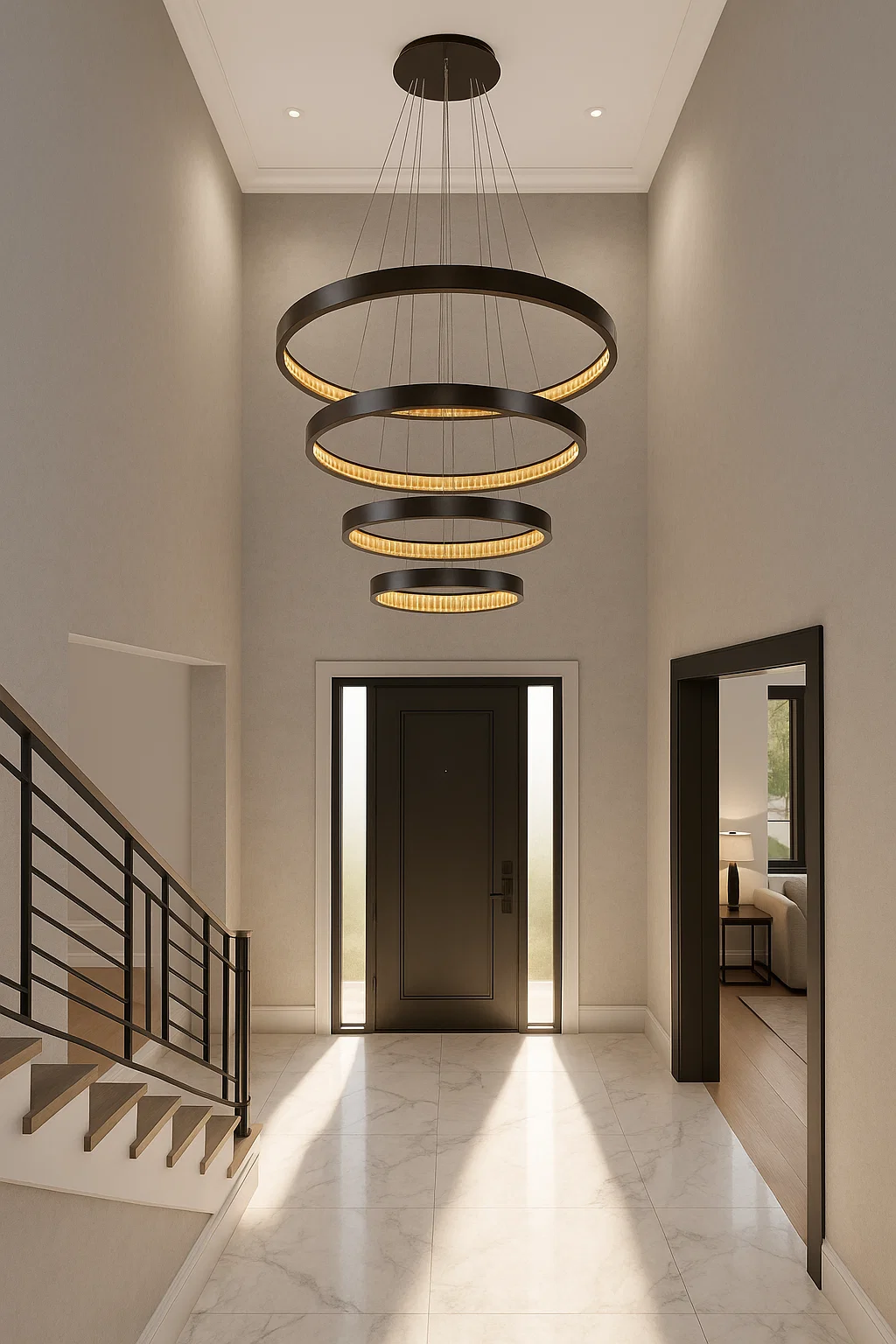 Pendant lamp Margo 4 tier LED 130W 3K BRZ Pendant lamp Margo 4 tier LED 130W 3K BRZ