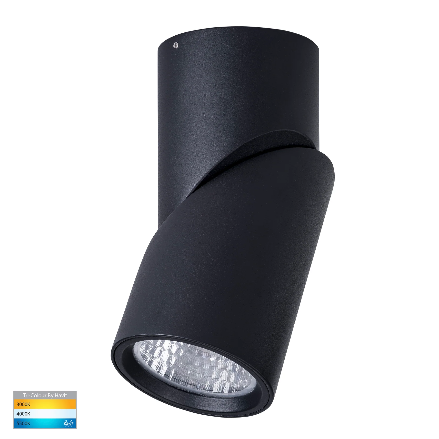 Surface downlight Nella Rotatable 12V 3CCT LED 18W BLK