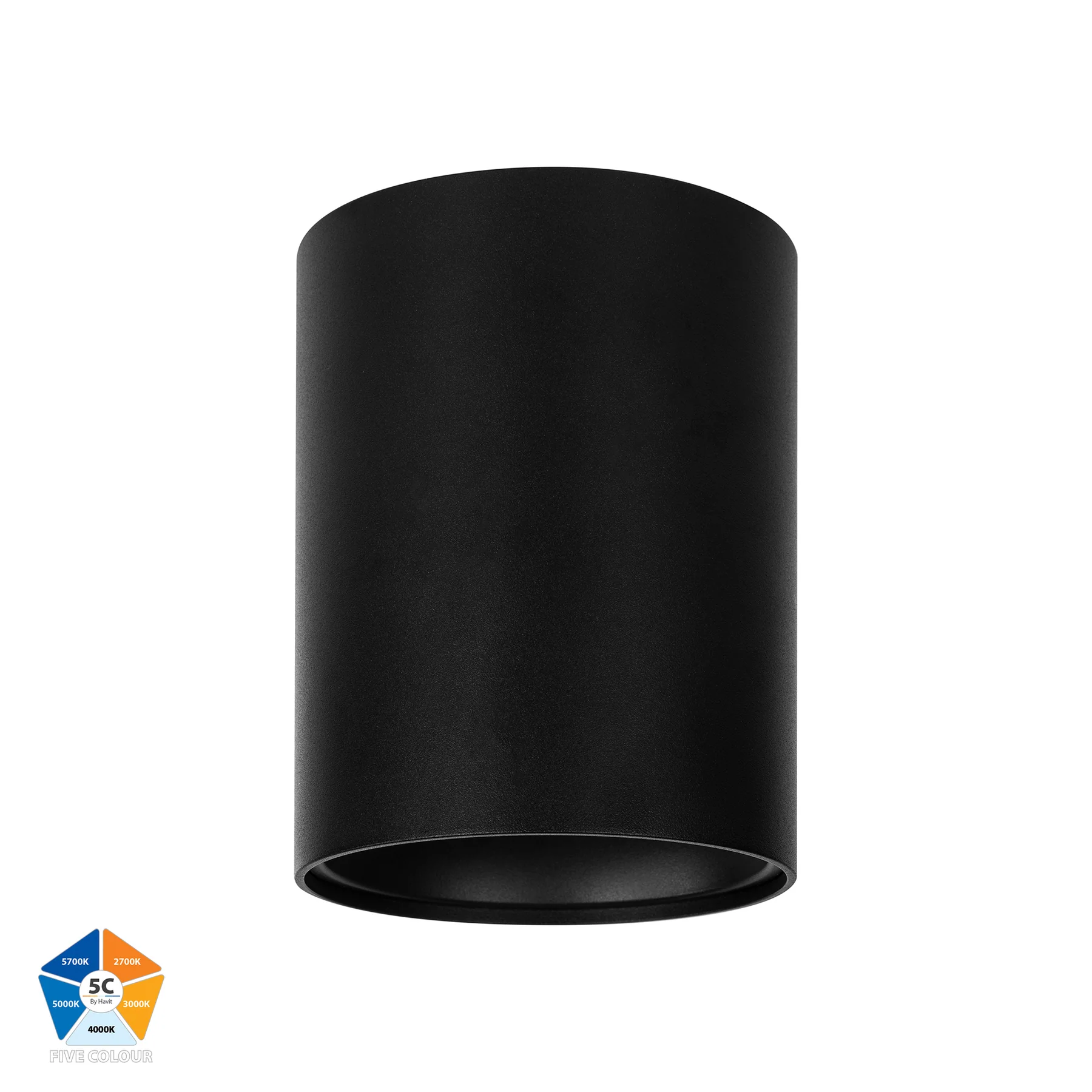Surface downlight Nella 12V 18W 5CCT LED BLK