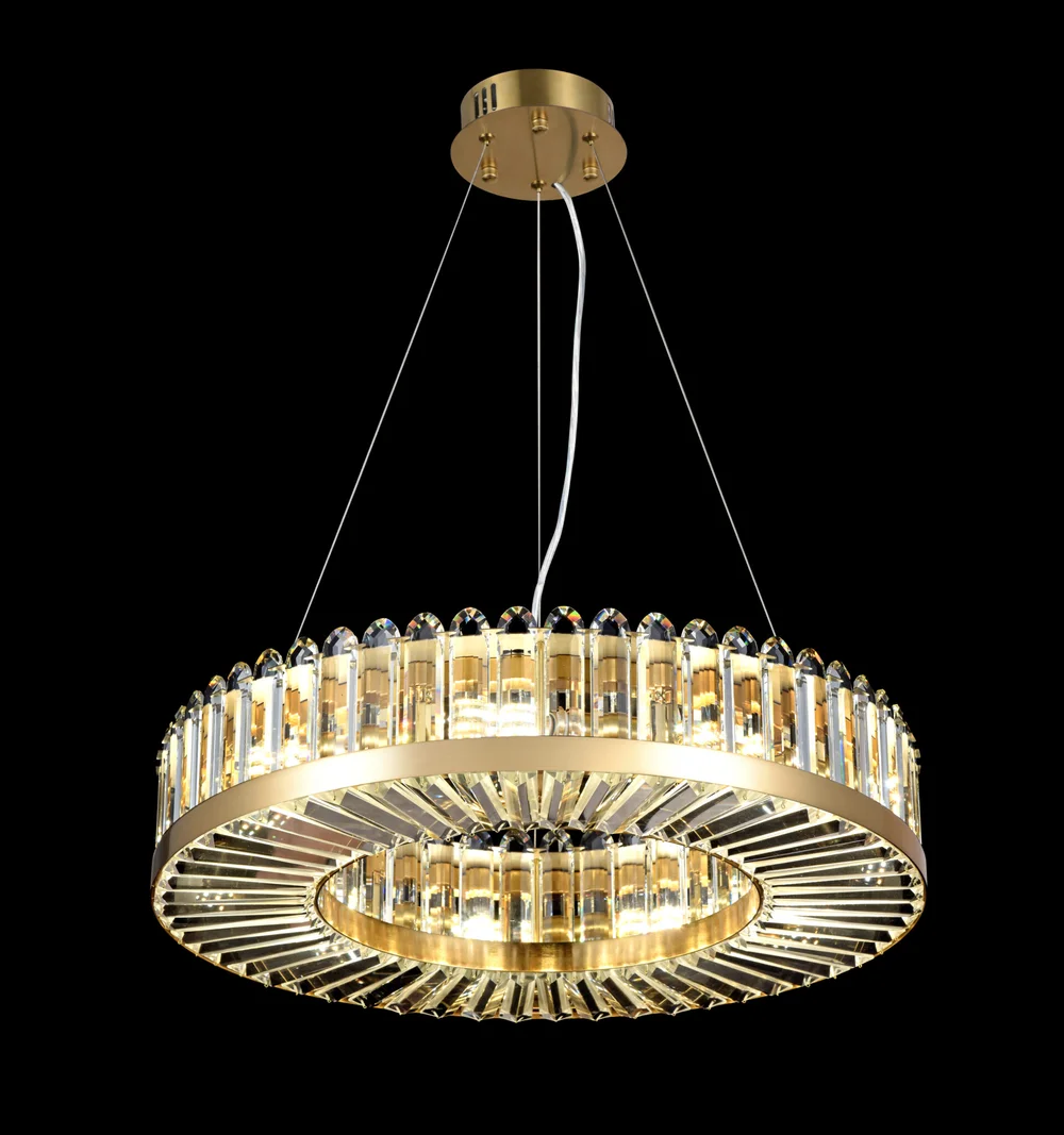 Chandelier PALLADIO-9L Brushed Brass Chandelier PALLADIO-9L Brushed Brass