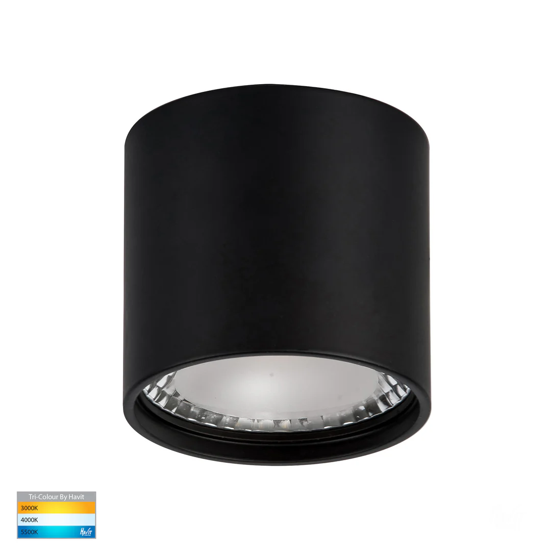 Surface downlight Nella BLK 3CCT LED 7W IP54 Surface downlight Nella BLK 3CCT LED 7W IP54
