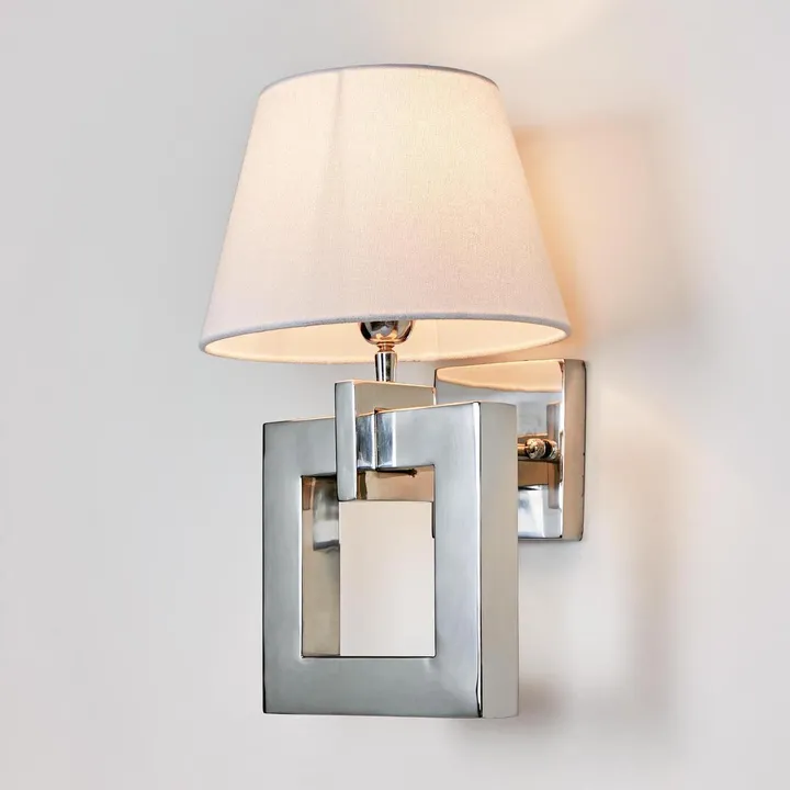 Wall light Beverly Base E27 H360 NKL