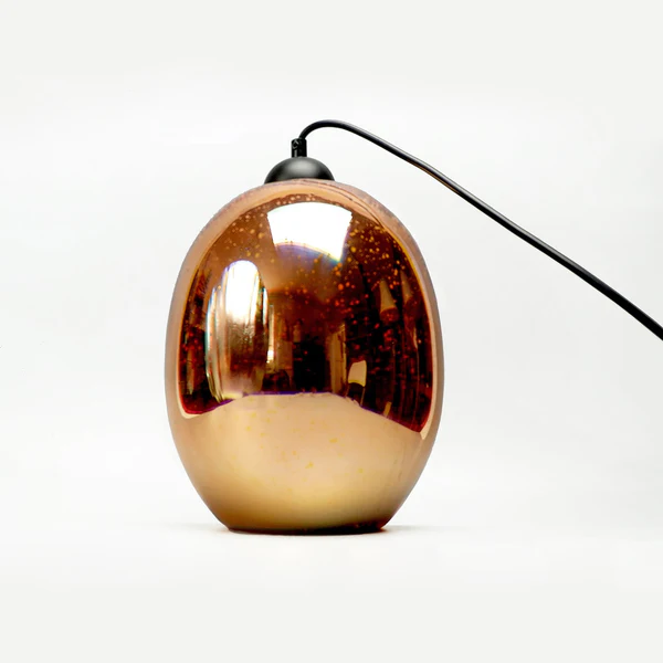 Pendant Light Moravian Glass Oval E27 D20 COP Pendant Light Moravian Glass Oval E27 D20 COP