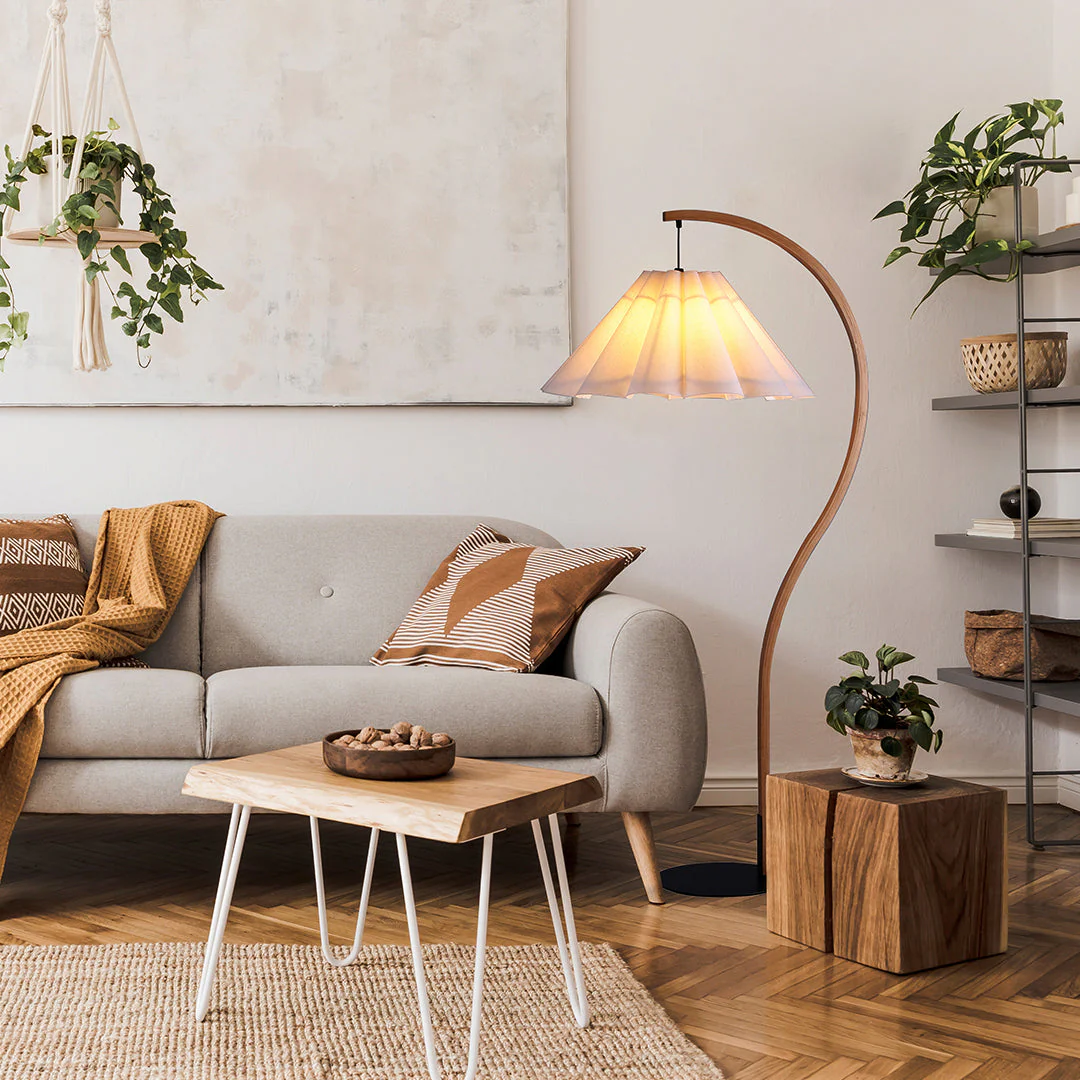 Floor Lamp Esther - E27 H155 BRS Floor Lamp Esther - E27 H155 BRS