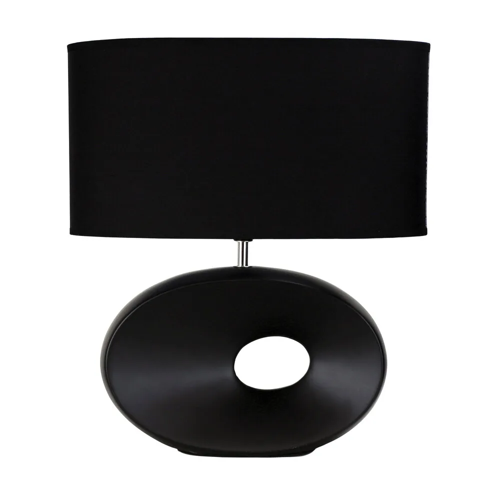 Table lamp LOUISE Ceramic E27 BLK