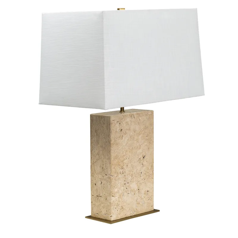 Table Lamp Dominique Travertine