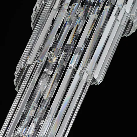 Pendant lamp Chanel S High Quality K9 Crystal 15xE14 D400 BLK