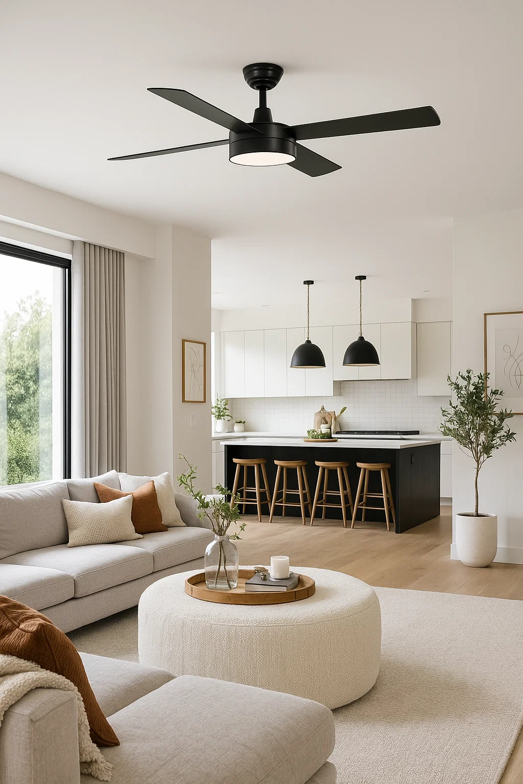 Ceiling fan Adina DC LED Wi-Fi BL52