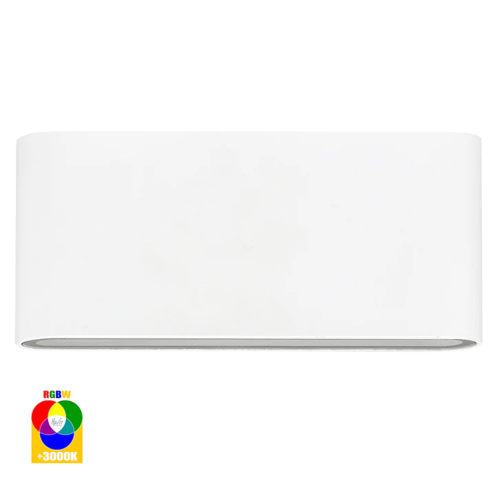 Wall light Lisse Fixed Down RGBW LED 6W 12V IP54 17.5cm WHT