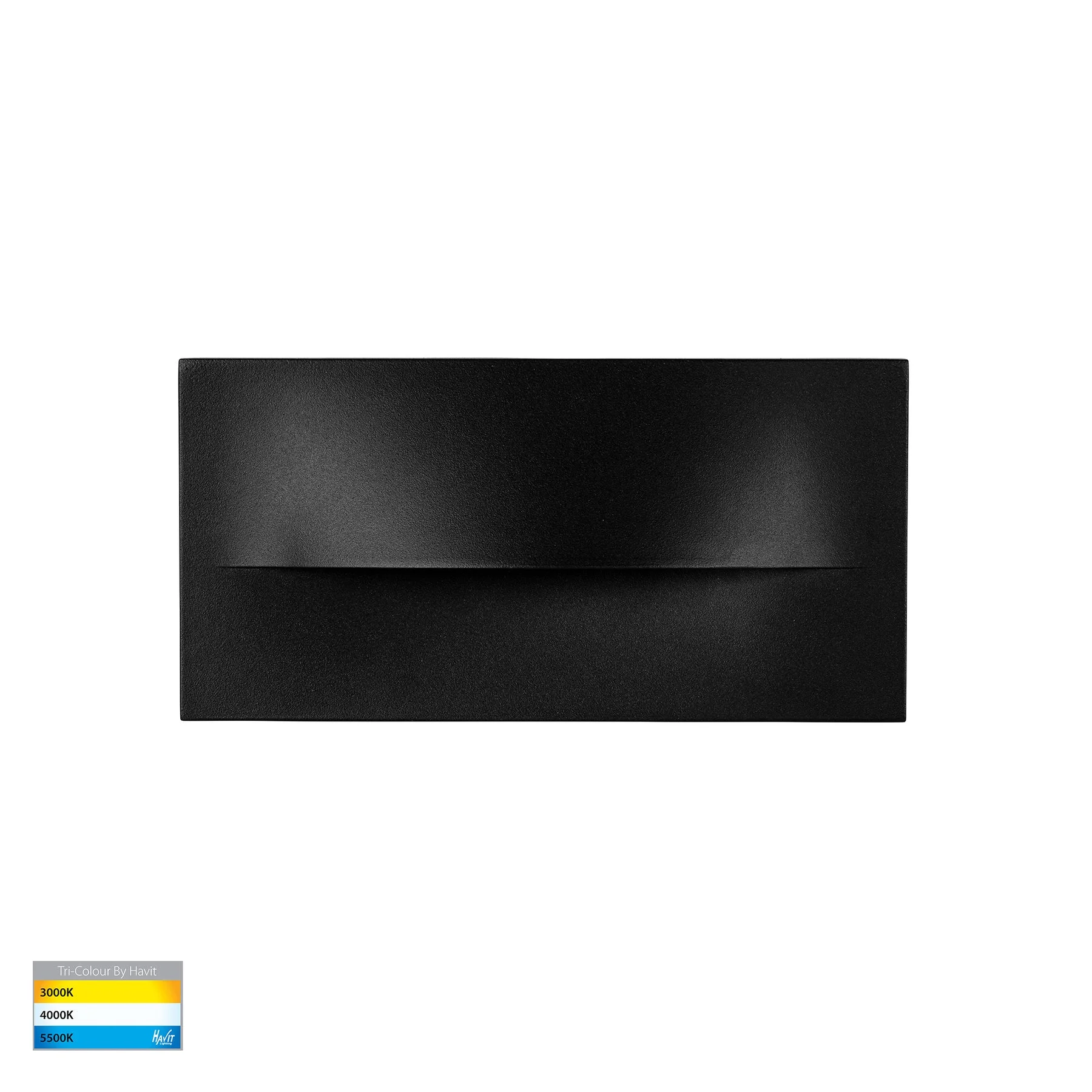 Wall light Lisca 5W 3CCT 12V DC RECTANGULAR LED BLK