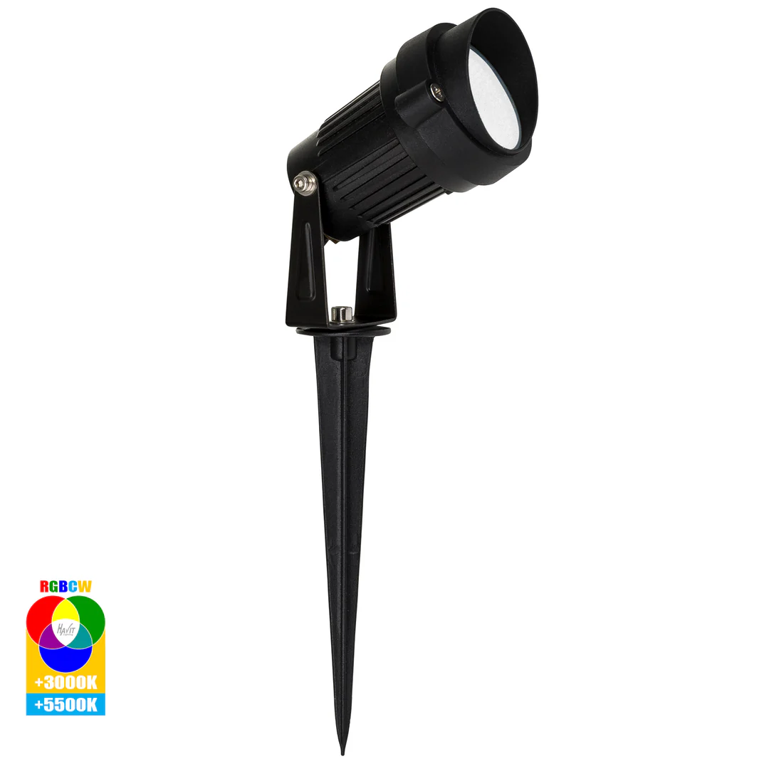 Spike light SPITZE 12V LED 3W HV1428RGBCW RGB BLK