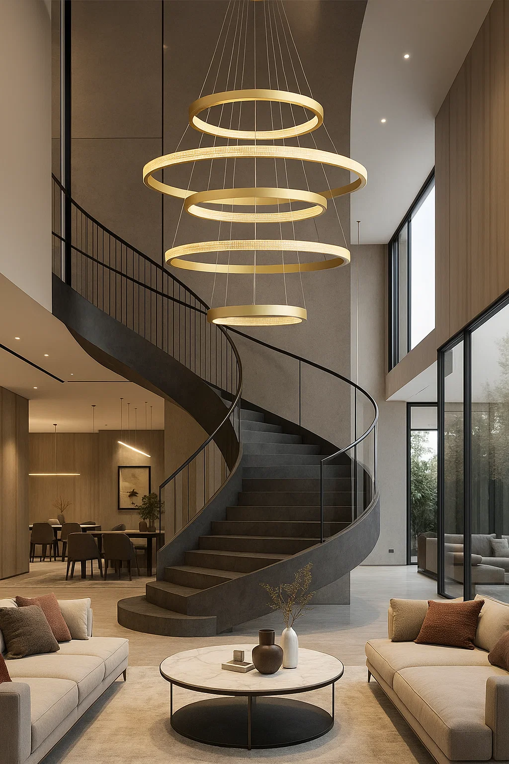 Pendant lamp Helisema 5 LED 3CCT BR Remote 2.4g Pendant lamp Helisema 5 LED 3CCT BR Remote 2.4g