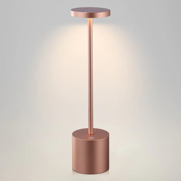 Table Lamp Portable LED Bar rechargeable Copper