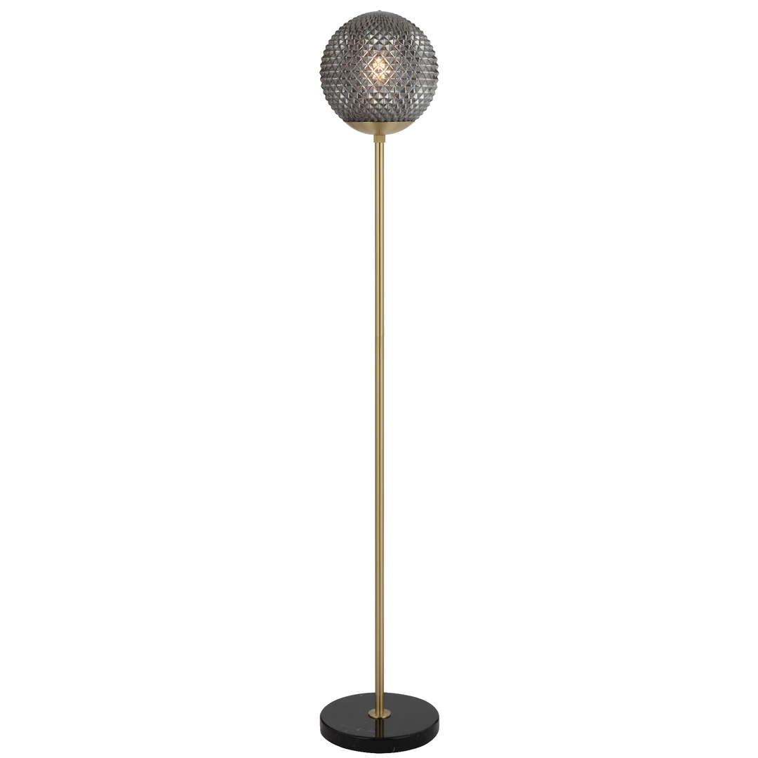 Floor lamp ELWICK E27 D250 BLACK MARBLE