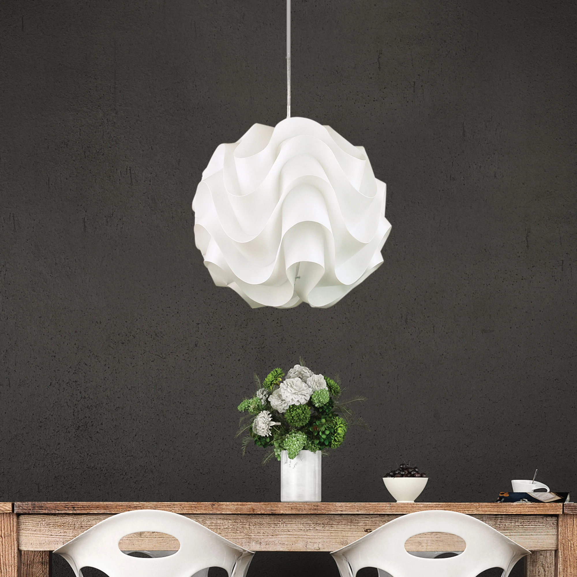 Single pendant Chic 43 WHT