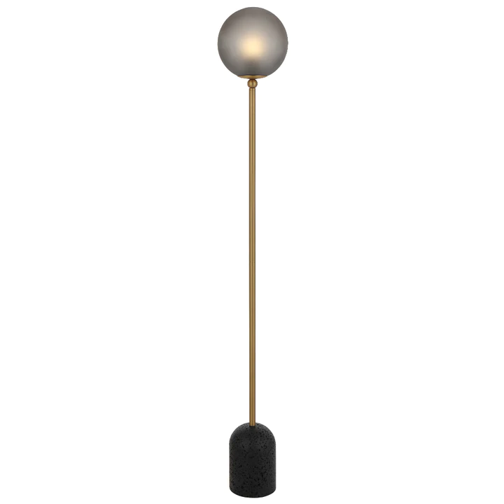 Floor lamp GINA E27 D200 H1500 BLACK TRAVE Floor lamp GINA E27 D200 H1500 BLACK TRAVE