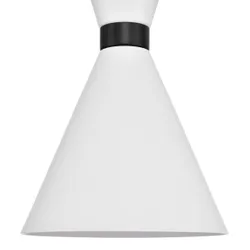 Pendant lamp Oslo E27 WHT BLK