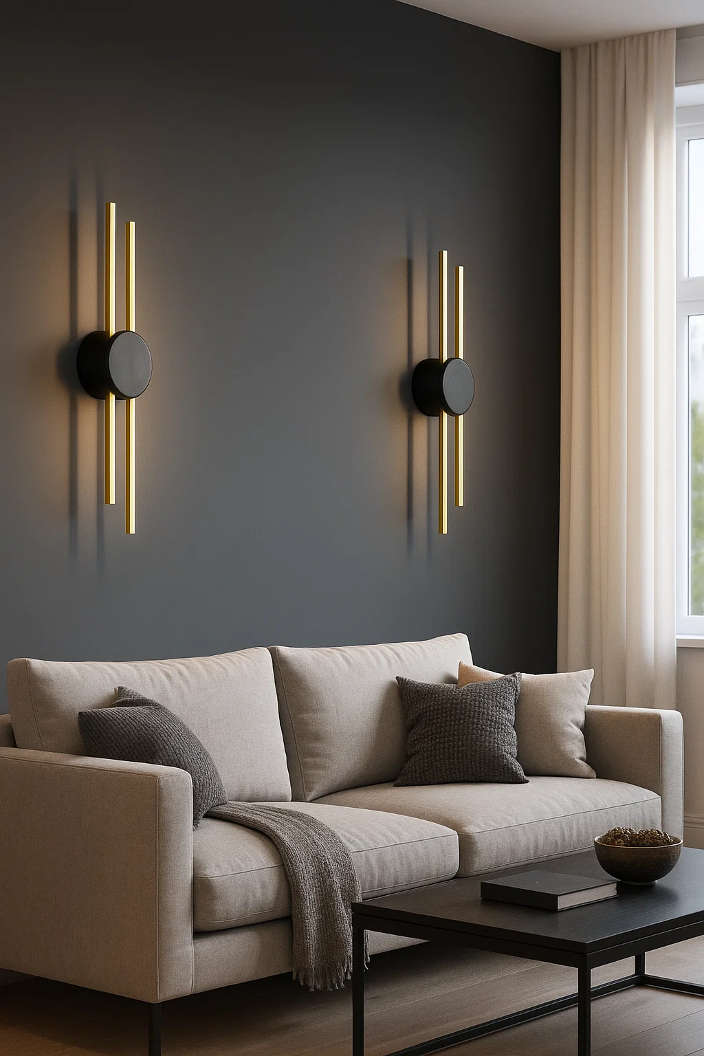 Wall lamp Aura Line 2 LED 12W L60 GL Wall lamp Aura Line 2 LED 12W L60 GL