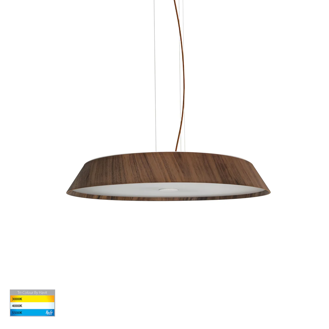 Pendant lamp Noyer 610mm Walnut Timber