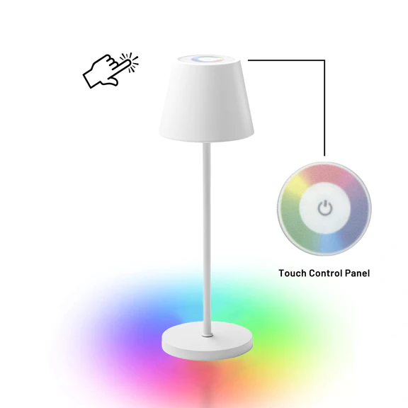 Table Lamp Enoki Portable 8RGB White