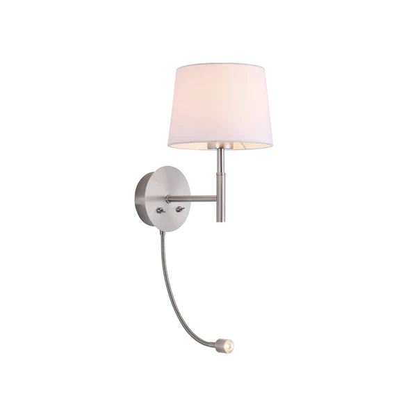 Wall Light Riley Satin Chrome