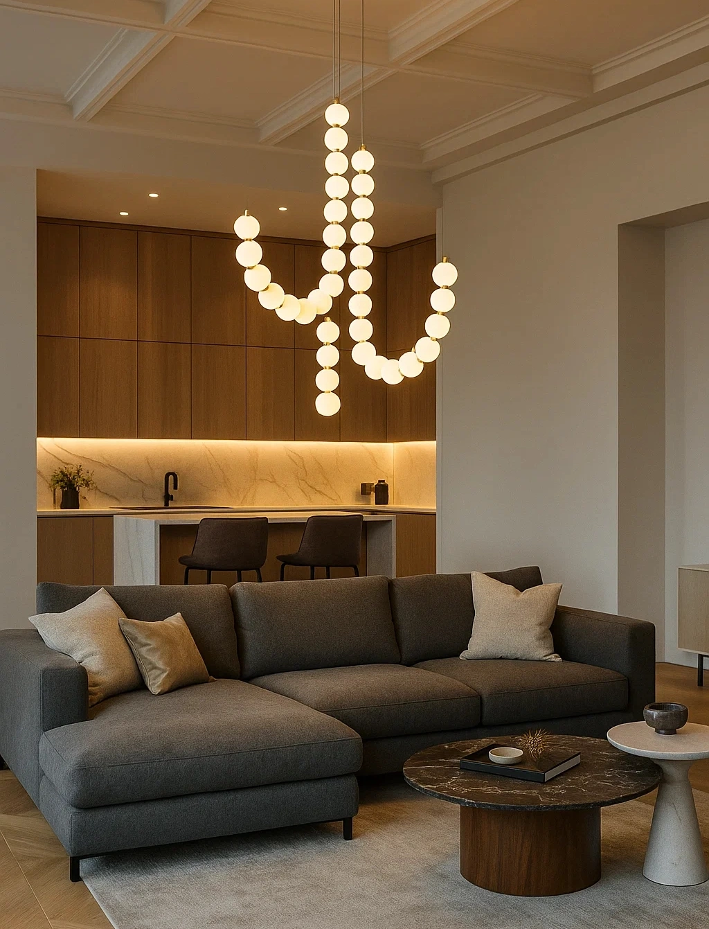 Pendant lamp Cloud P52 P3 LED 36W 3CCT BRS Pendant lamp Cloud P52 P3 LED 36W 3CCT BRS