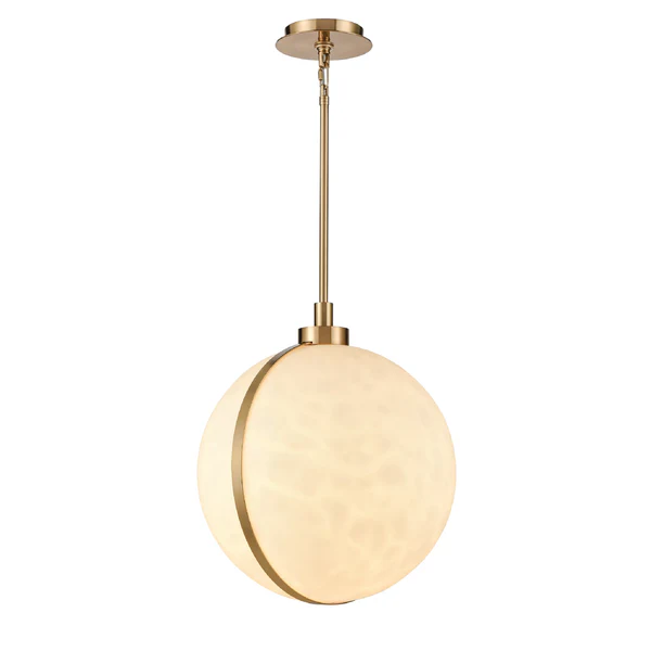 Pendant lamp Glow Marble Alabaster E27 BRS Pendant lamp Glow Marble Alabaster E27 BRS