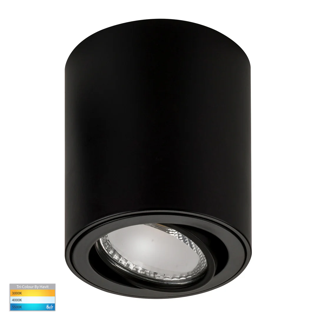 Surface downlight Nella BLK Adjustible 3CCT LED 7W IP54 Surface downlight Nella BLK Adjustible 3CCT LED 7W IP54