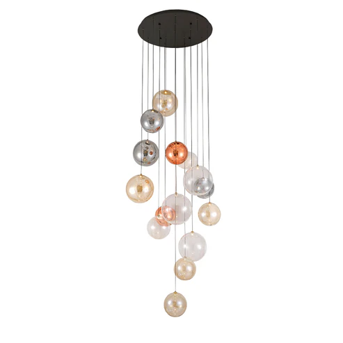Pendant lamp Celestia Orb LED D70 black
