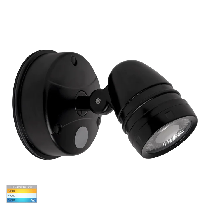Wall light FOCUS 15W CCT Remote, sensor HV3792T-BLK