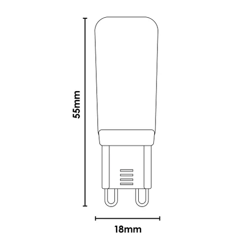 Globe G9 LED 4W 5520082 3K Dim