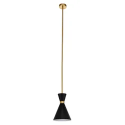 Pendant lamp Oslo E27 BLK