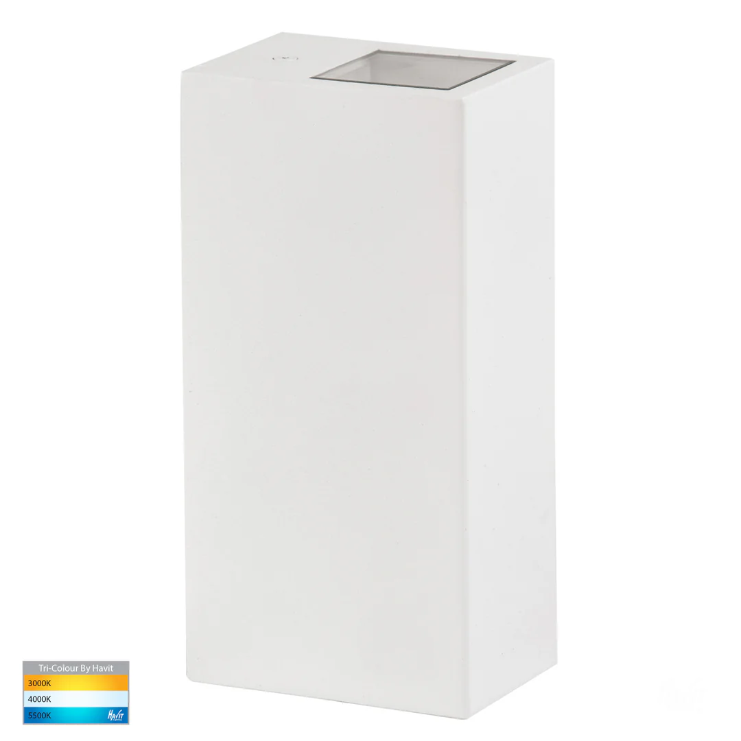 Wall light Veldi WHT Square 3CCT Up-Down HV3633T-WHT IP65