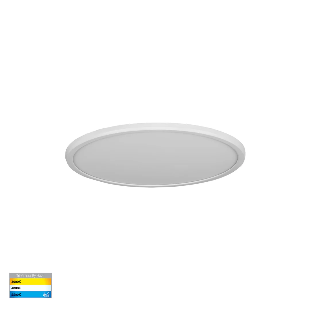 Ceiling lamp SLIM Oyster Light LED 16W 3CCT D21 HV5876T-WHT