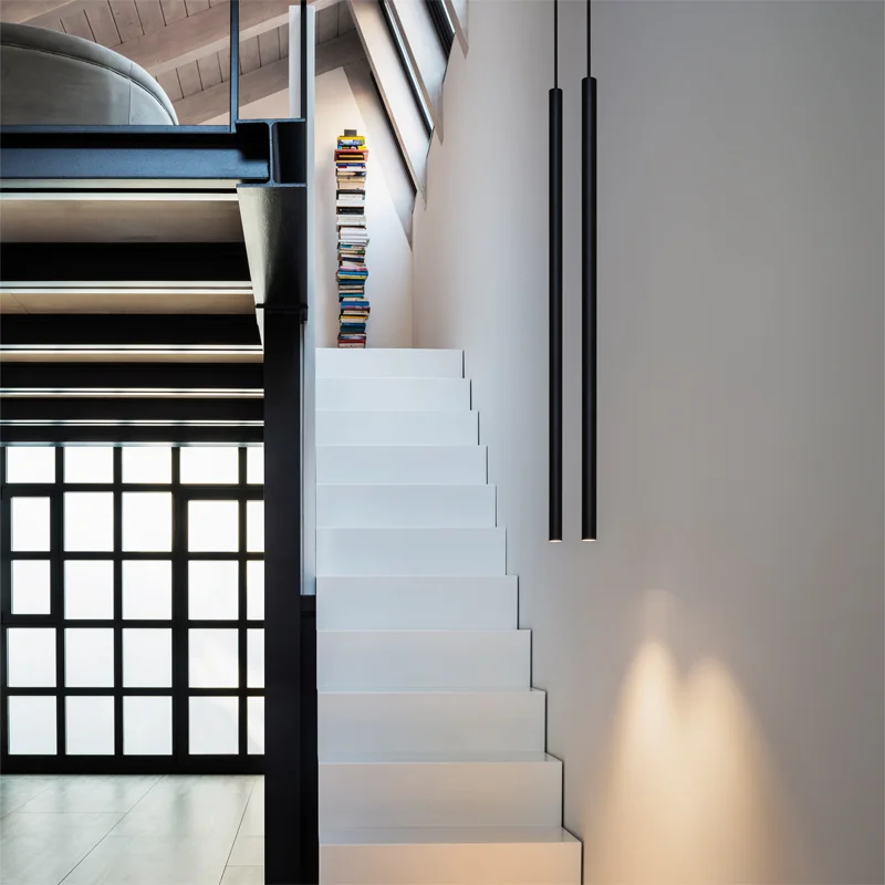 Pendant lamp Ultrathin SP H100 round LED 11W BLK