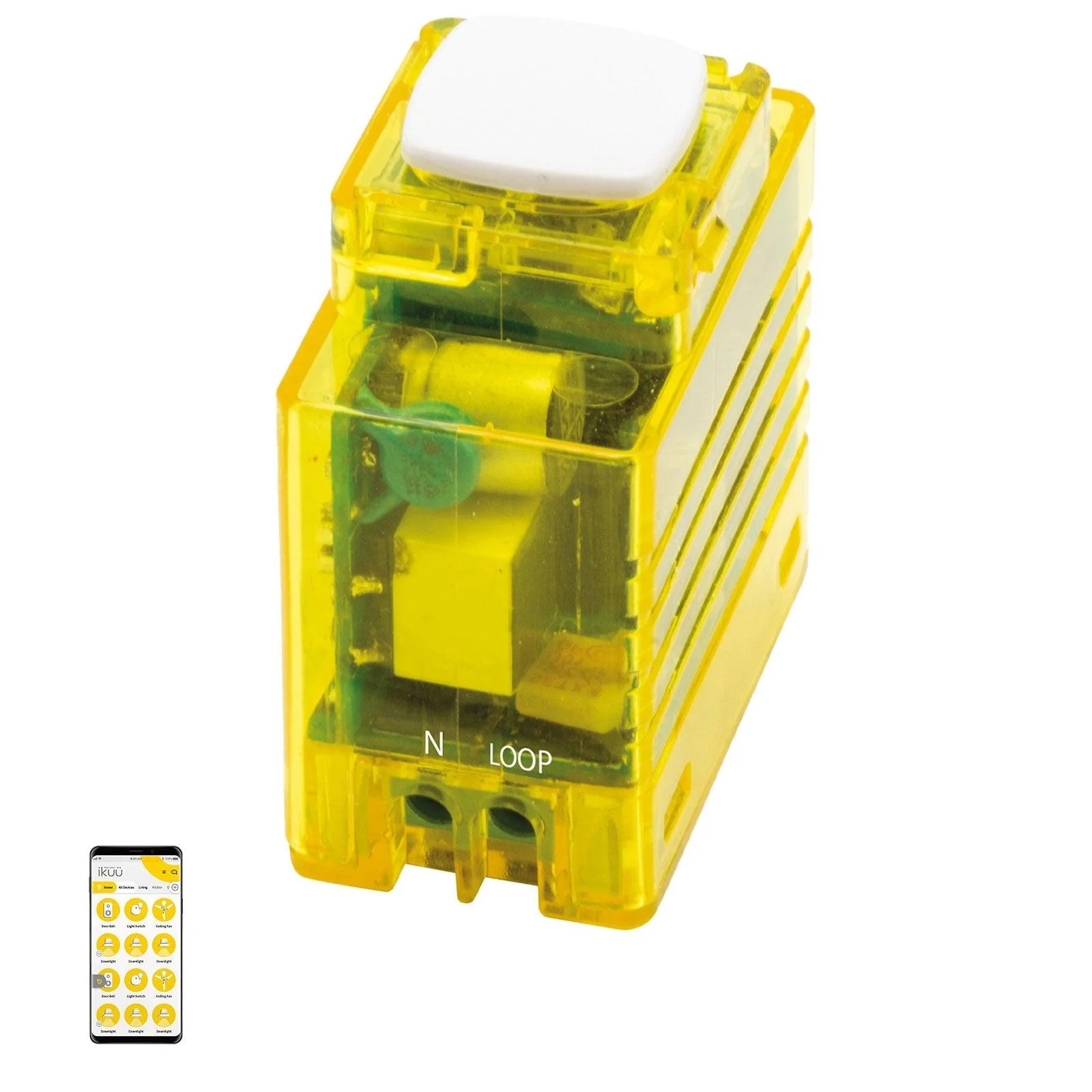 Ikuu Smart Wi-fi Push Switch Mechanism Neutral Required