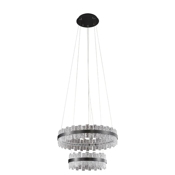 Pendant lamp Riven LED BLK