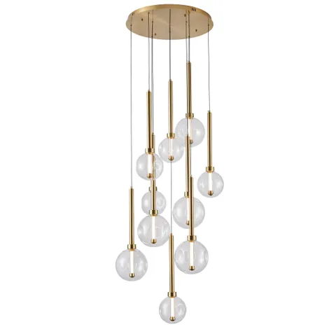 Pendant lamp Meteor 10 light LED 45W 3K GL