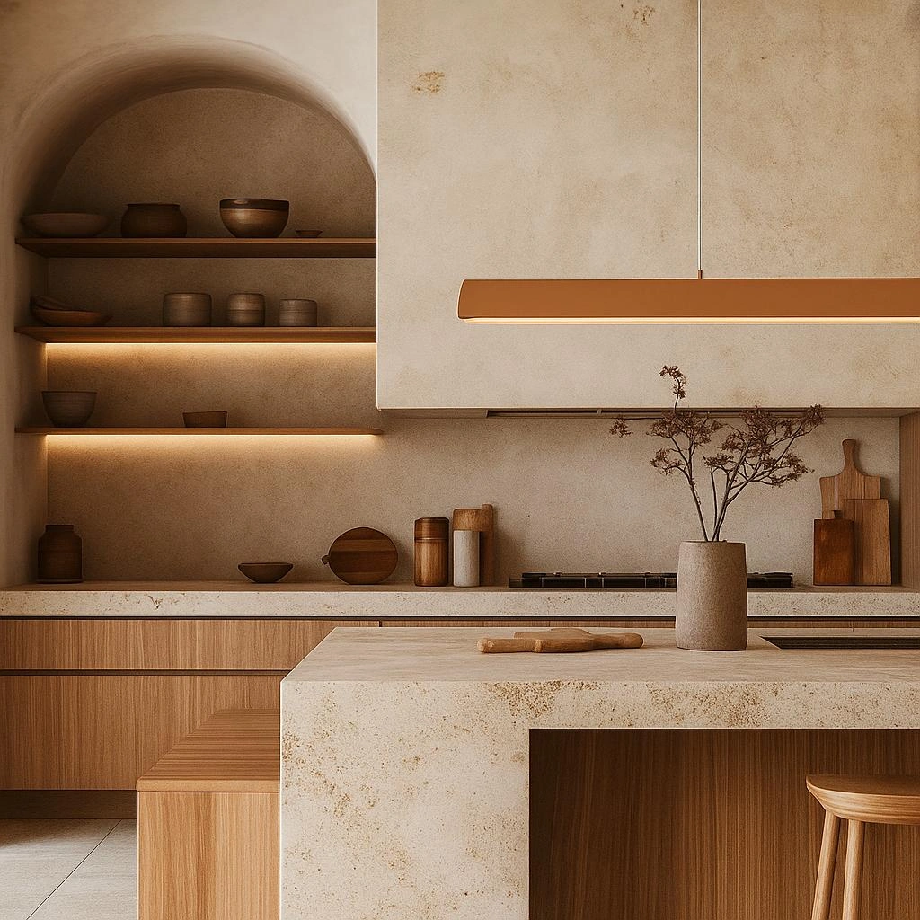 Pendant lamp Clay Stone Concrete LED CCT TR