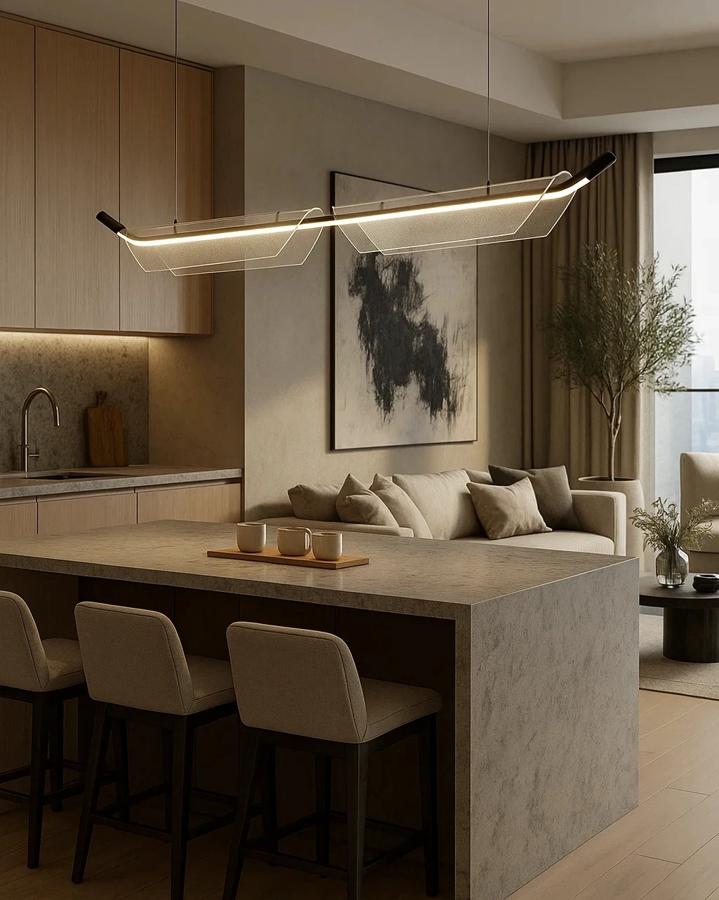 Pendant lamp Manssori L150 LED 18W 3CCT BL Pendant lamp Manssori L150 LED 18W 3CCT BL