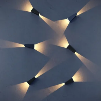 Wall light Cono TRI Colour up-down LED 6W BLK