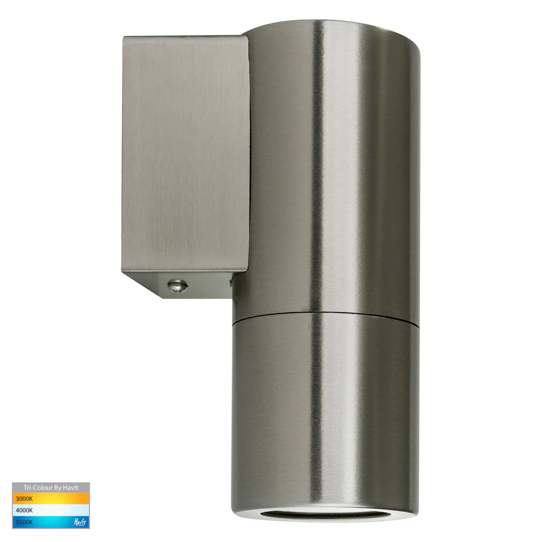 Wall light Piaz Stainless Steel 3CCT Fixed Down LED HV1171T IP65
