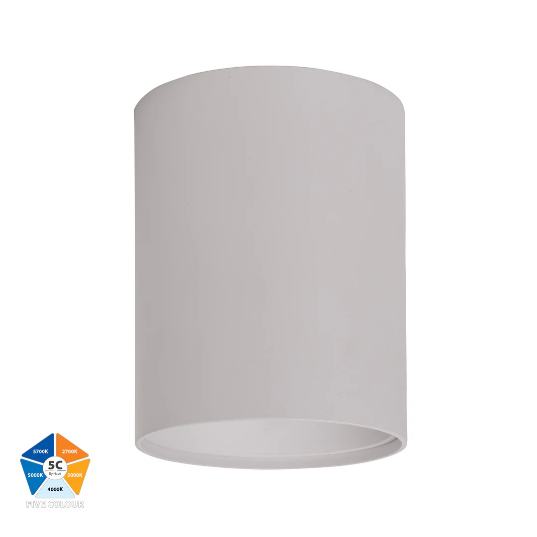 Surface downlight Nella WHT 5CCT LED 18W IP54 Surface downlight Nella WHT 5CCT LED 18W IP54