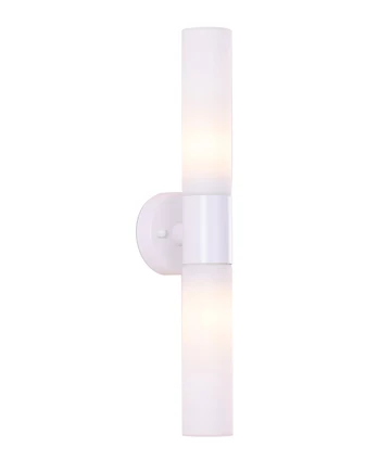 Wall light Vara 2 Up-Down Opal Glass White E27