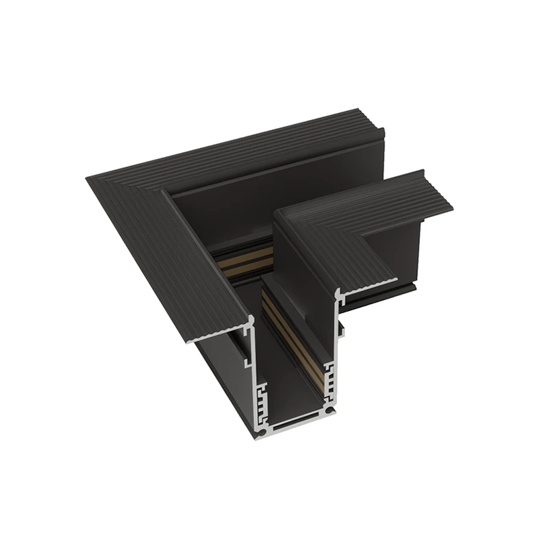 Recessed track horizontal corner Z2000-48.TR.HC.BK
